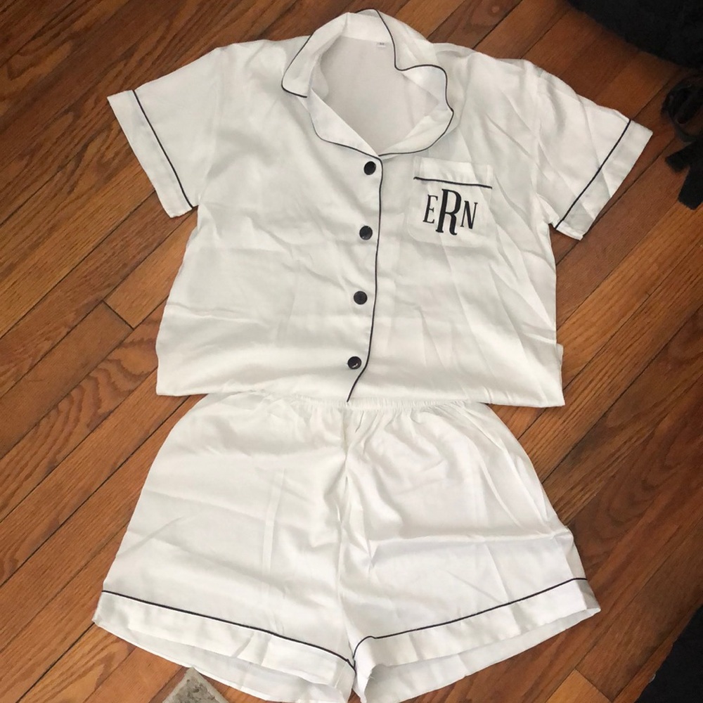 Satin-like pajama set